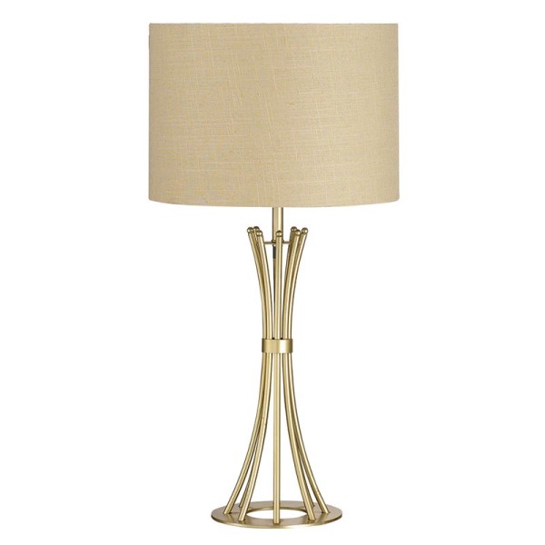 (image for) Champagne Gold table lamp with shade
